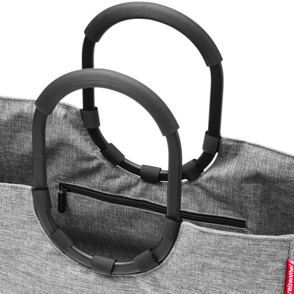 REISENTHEL Loopshopper L Ram twist silver shoppingväska - 46 cm Ram twist silver
