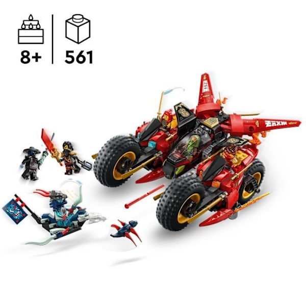 LEGO NINJAGO 71844 Ninjornas Stridsfordon - Byggset för pojkar från 8 år Flerfärgad
