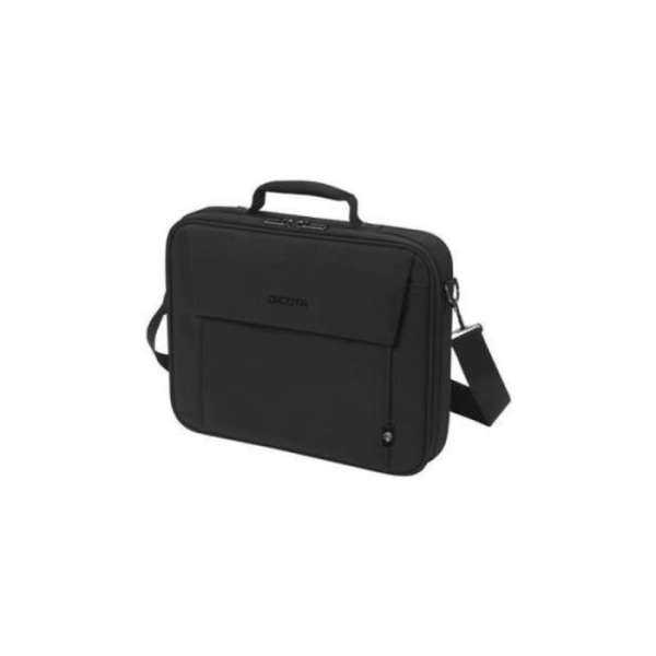 DICOTA Black MULTI BASE fodral för laptop 14"-15,6" Lätt polyesterskydd med metallram och flera fack D30446