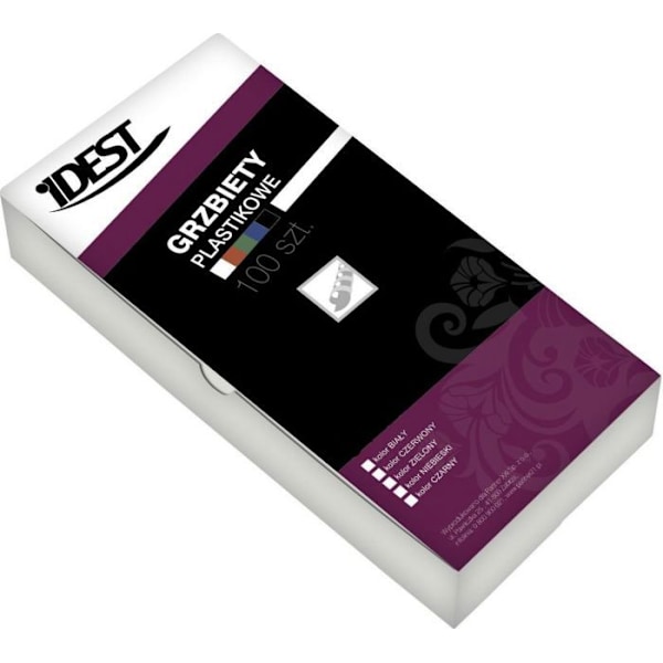 Idest - 405125 - Plastbindningskammar 12,5 mm grön 100 st. (BEGGP125GNPX0100001)