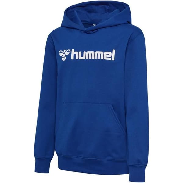 Huvtröja barn Hummel GO 2.0 Logo - blå blå 12 år