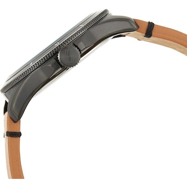 Klocka - Tommy Hilfiger - 1791906 - Analog Quartz - Brunt Läder - 42 mm Svart kastanj