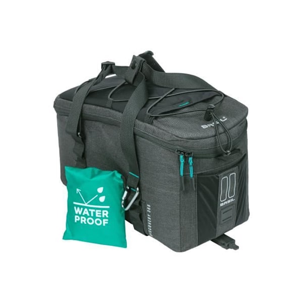Transportväska - Basil - Discovery 365D - Svart - Vattenavvisande polyester - Mik-system Svart