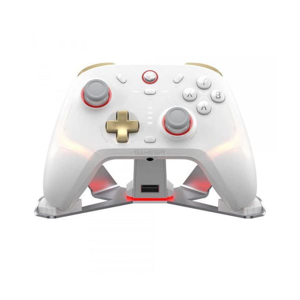 Spelkontroll - GAMESIR - Cyclone 2 Bundle - Trådlös - USB-C - Kompatibel med PC/Nintendo Switch Vit