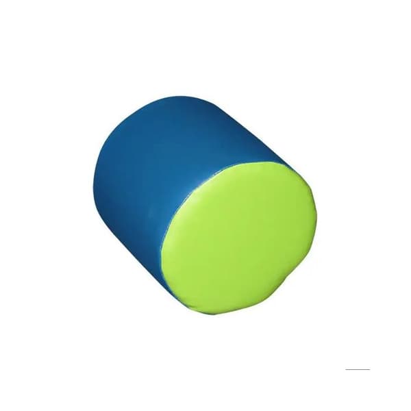 Mini cylinder matta Softee - Blå - 25x25 cm azul/grön