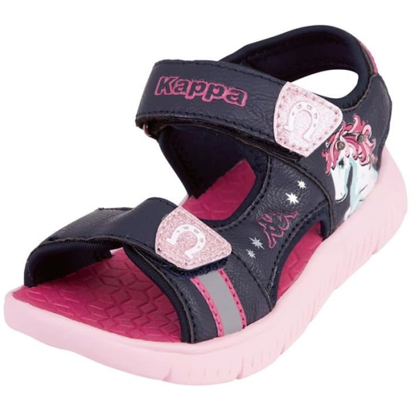 Sandal - barfota Kappa - 260941K - Unisex Child Flake Sun K Sandal Marinblå rosa 29
