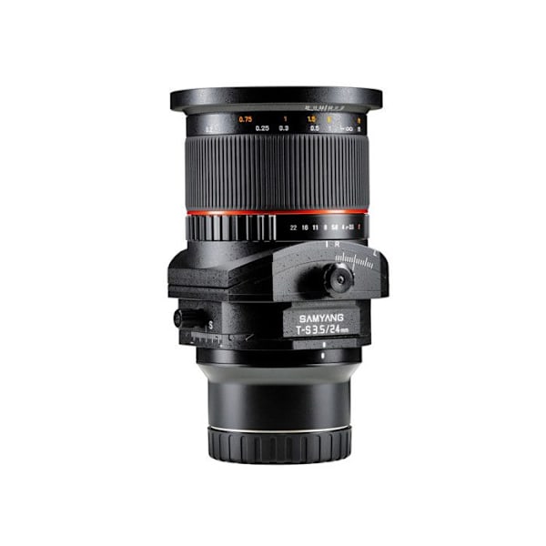 Samyang objektiv 24mm tilt-shift f/3,5 ed as umc nedskärning kompatibel med Sony FE