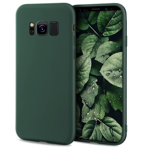 Moozy Minimalist Series Silikonfodral till Samsung S8, Forest Green