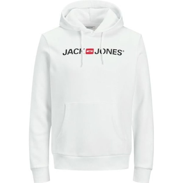 Jack & Jones Corp tröja med gammal logotyp Vit XS