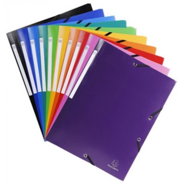 EXACOMPTA Folder ... 'resår, A4, PP, diverse 0,000000 Svart