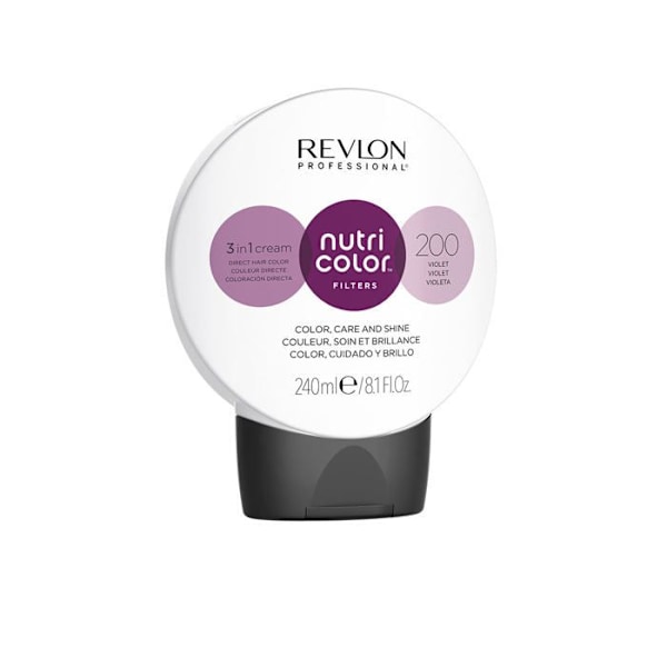 Färgning - Revlon - Nutri Color Filters 740 - Ljus Koppar - 240 ml - Kräm Ljus Koppar