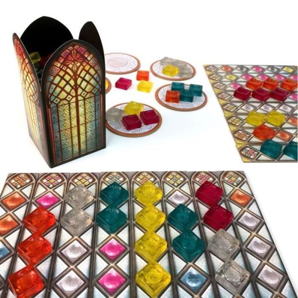 Azul brädspel - ASMODEE - Fönstren i Sintra - Från 8 år - Flerfärgad - 2 spelare eller fler Flerfärgad