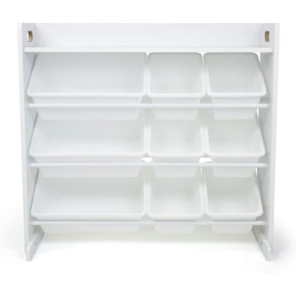 Kids Toy Organizer - Humble Crew - Vit - BPA och ftalatfri plast Vit