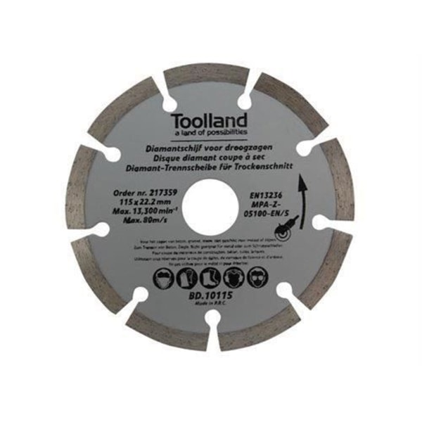 Diamantskivor - Ej specificerat - 150 mm - Segmenterad - Set med 2 - Diamant