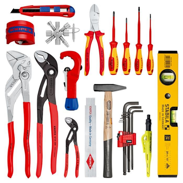 Verktygsväska « Robust26 » VVS 17 verktyg | 00 21 33 S - Knipex