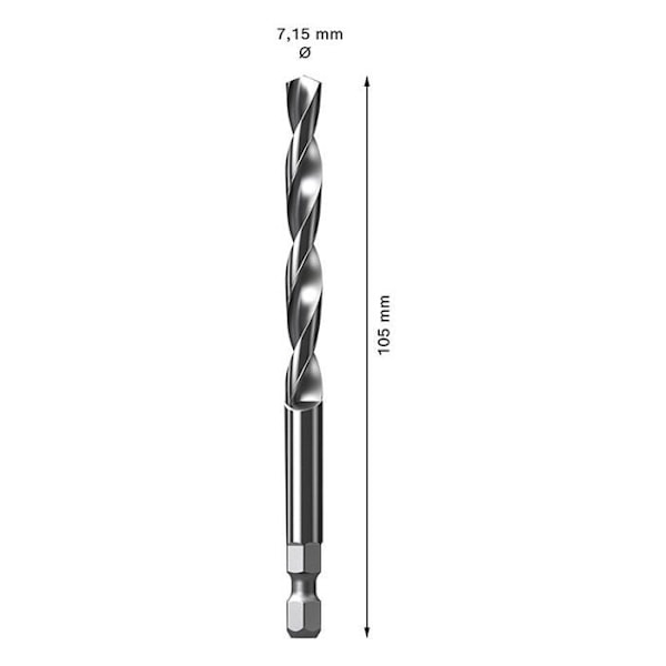 Centreringsborr Powerchange HSS-G 105 mm BOSCH - 2608900528