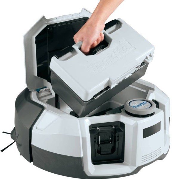 Robotdammsugare - Makita - DRC300Z - 18Vx2 LXT - HEPA-filter - LiDAR-navigation - 600 m²