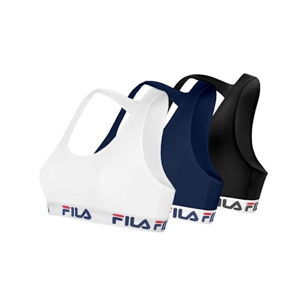 Fila bh i bomull 6042 Set med 3 Dam Flerfärgad M