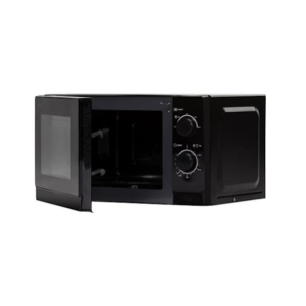 Enkelfunktions mikrovågsugn - SHARP - R-200BKW - 20 L - 800W - 5 effektnivåer - Svart