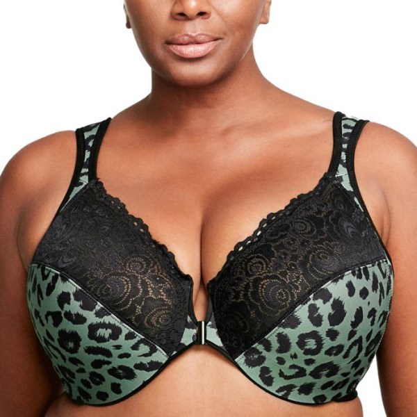 Glamorise BH - 1245OVL46F - Plunge BH Dam Centennial Leopard 48