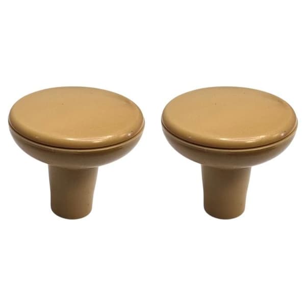 Möbelknopp - 34 mm - Plast - Ekbrun - 2-pack Ekox brun