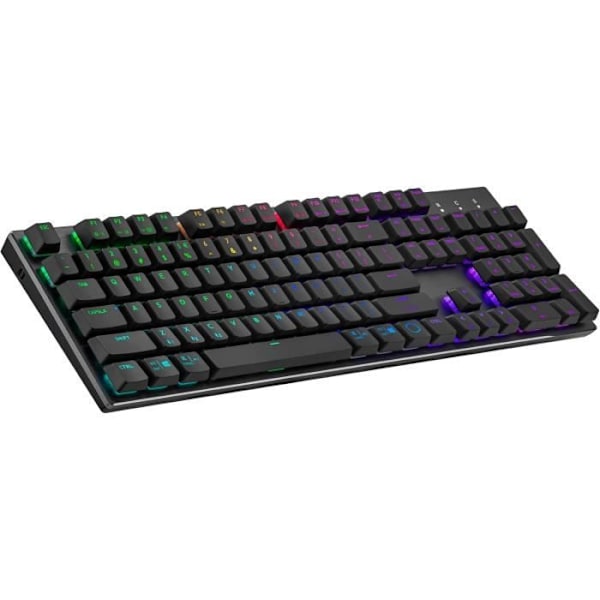 Trådlöst Mekaniskt Tangentbord - COOLER MASTER - SK653 - QWERTY US - RGB-bakgrundsbelysning - Bluetooth/USB-C