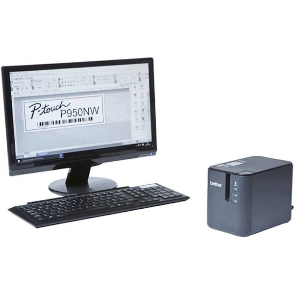Etikettskrivare - Brother - P-Touch P950NW - 360 x 720 dpi - Wi-Fi - Bluetooth
