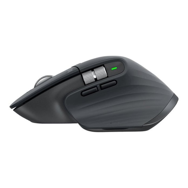Mus - Logitech - MX Master 3S - Bluetooth - Ergonomisk - 7 knappar - Grafit