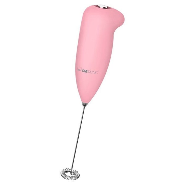 Mjölkskummare - Clatronic - MS 3089 - Rosa - Soft-touch hölje - Batteridrift Rosa