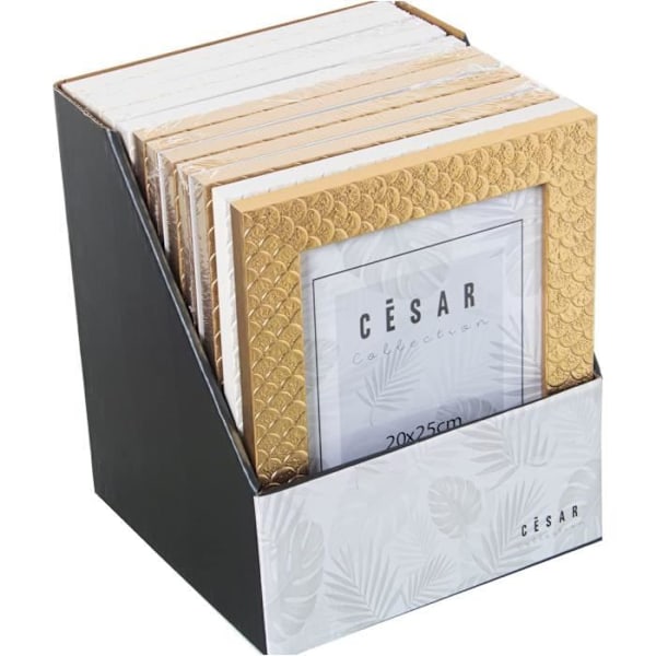 Set med 12 ramar för bilder - Sortiment - Paket med 12 bildstöd i PS för bilder 20 x 25 cm assorterade