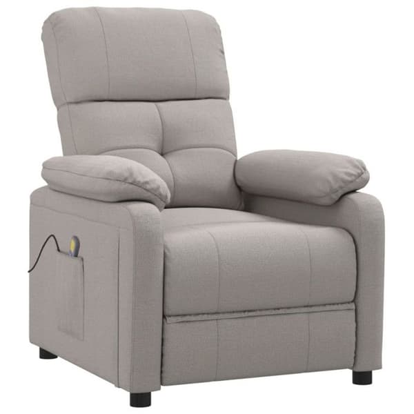Massagestol Taupe Tyg
