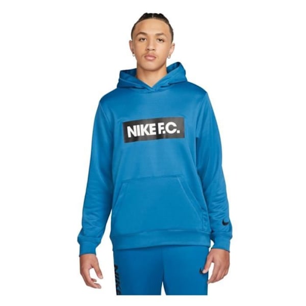 Sweat - NIKE - FC Blå - Man - Långa ärmar - Huva Blå M