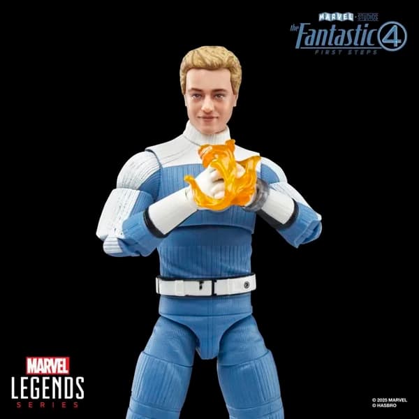 Figur Hasbro Marvel De Fantastiska 4 Johnny Storm (x4) blå