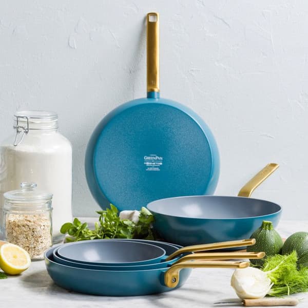 Stekpanna - Evolution 24 cm - Thermolon utan PFAS - Induktionsbas Magneto - Scratch Guard Blå