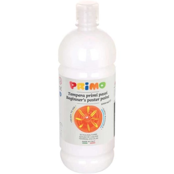 Affischfärg - Primo - 1000 ml - Vit - Unisex - Plastikk Vit
