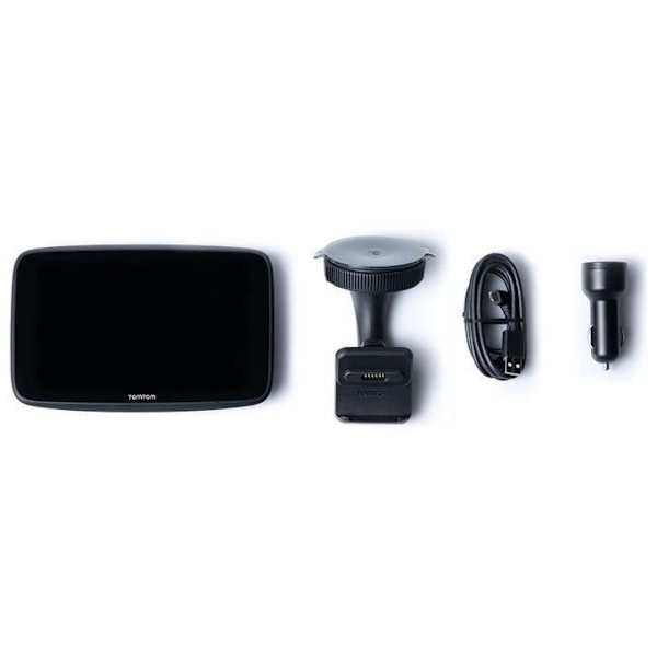 TomTom GO Discover Car GPS, 5 Inches, Trafikinfo, Danger Zone Alerts, Världskartor, Snabbuppdatering via WiFi, Parkin