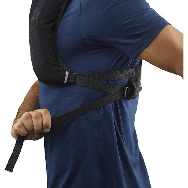 Löparryggsäck - SALOMON - AGILE 2 SET - 2 L - 2 SoftFlask-flaskor 500 ml - Svart Svart
