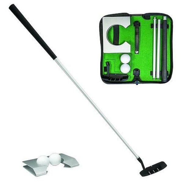Longride Executive Golf puttingset green/svart/silver 8-delad