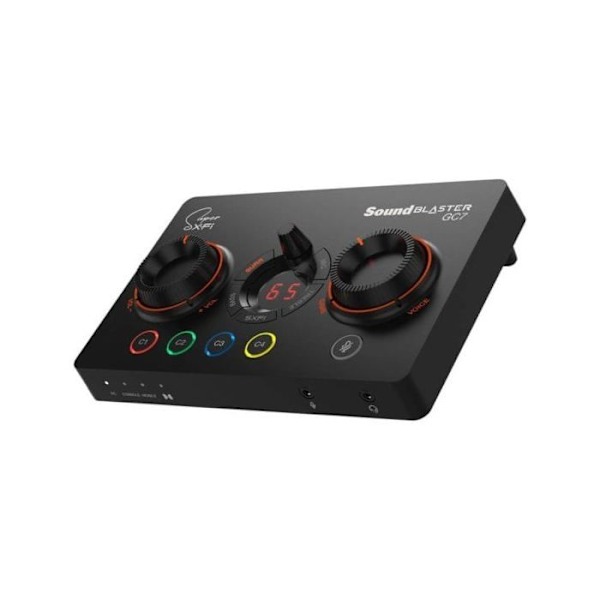 DAC och USB-förstärkare - Creative - Sound Blaster GC7 - Programmerbara kontroller - Super X-Fi - Högkvalitativt ljud