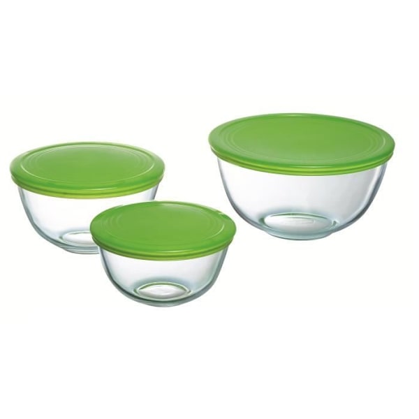 PYREX Beredningsskål + plastlock 14 cm transparent Transparent
