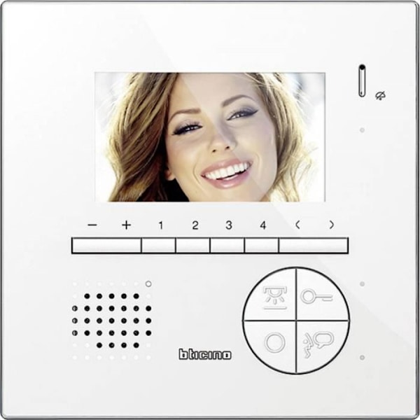 Intercom-video - Legrand - 4515228 - 2 ledare - Inomhusstation - Vit