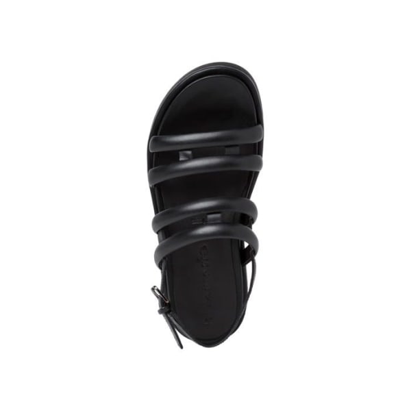 Sandal - barfota Tamaris - 1-1-28266-38 - Platt sandal för kvinnor Svart 38