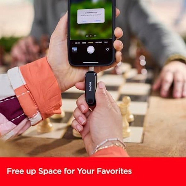USB Flash-enhet - SANDISK - SDDDC6-512G-G46 - 512 Go - USB Type-C 3.2 Gen 1 - Läshastighet 100 Mo/s