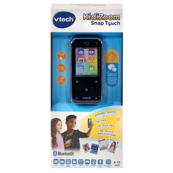 KidiZoom Snap Touch Blue Camera - VTECH - 6-13 år - Dubbellins - 5 megapixlar