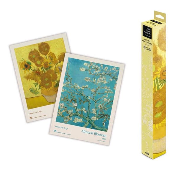 Mini-affischer - ERIK EDITORES - Set om 2 - 38 x 52 cm - Papper 157 g/m2 - Väggdekoration