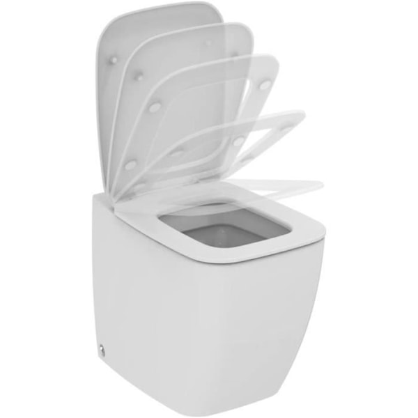 Toalettsits - Ideal Standard - T661101 - Original - Långsam stängning - Vitlackerad Vit