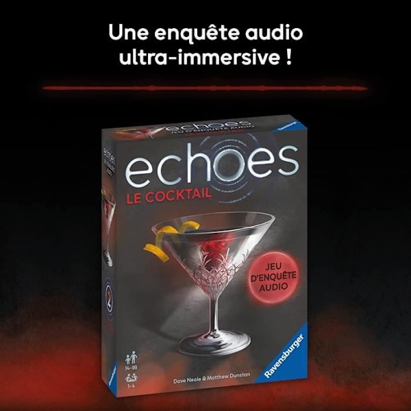 Ravensburger Echoes The Multicolored Cocktail strategispel - Spellängd 20 min Flerfärgad
