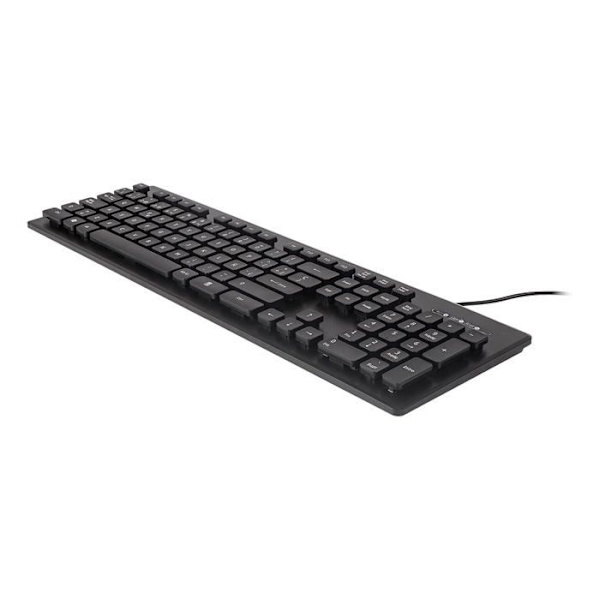 Unykach - 50541 - KB 901 USB QWERTY-tangentbord Svart - Tangentbord (Standard, USB, Membrantangentbord, QWERTY, Svart)