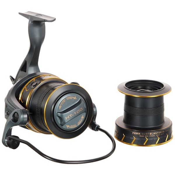 Rulle - PENN - Surfblaster III Longcast -8000 LCEU - Big Pit - 5 + 1 lager - Orange Orange