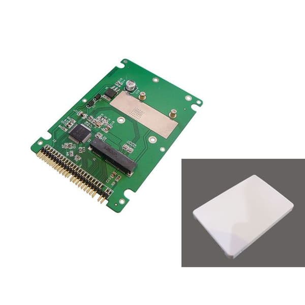 KALEA-INFORMATIQUE Adapterlåda mSATA till IDE 44 (IDE 2.5"") För SSD mini PCIe av typen mSATA